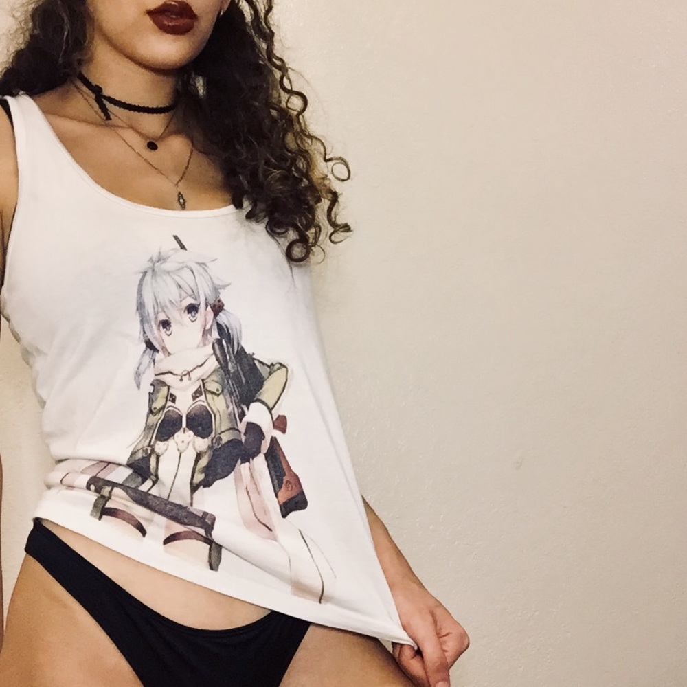 Sinon from Sword Art Online graphic tank